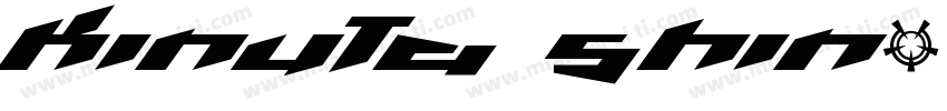 Kinuta Shin字体转换
